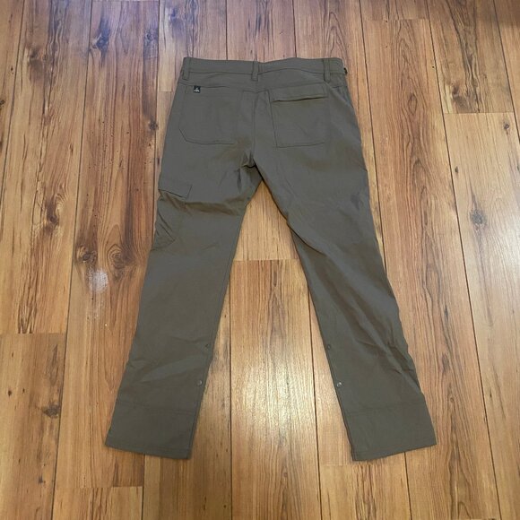 Prana Stretch Zion Straight Pant, Mud, 34x30 - Picture 4 of 8